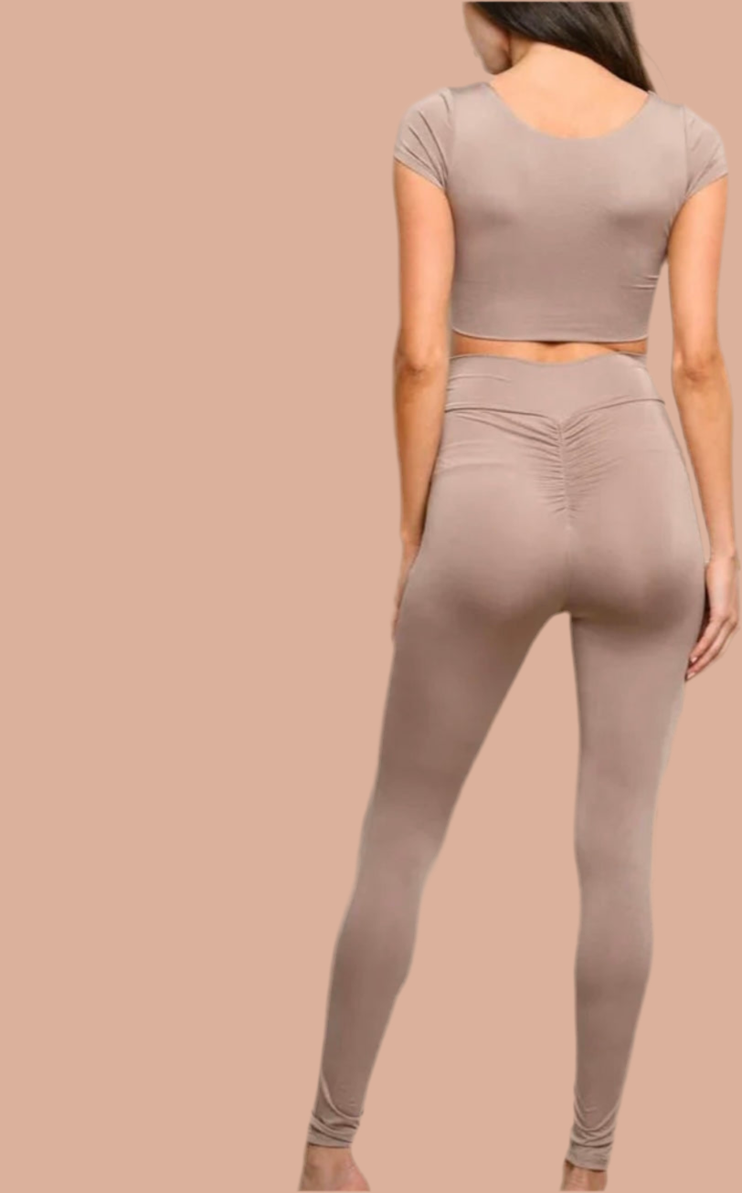Sydney Two Piece Crop Top Set