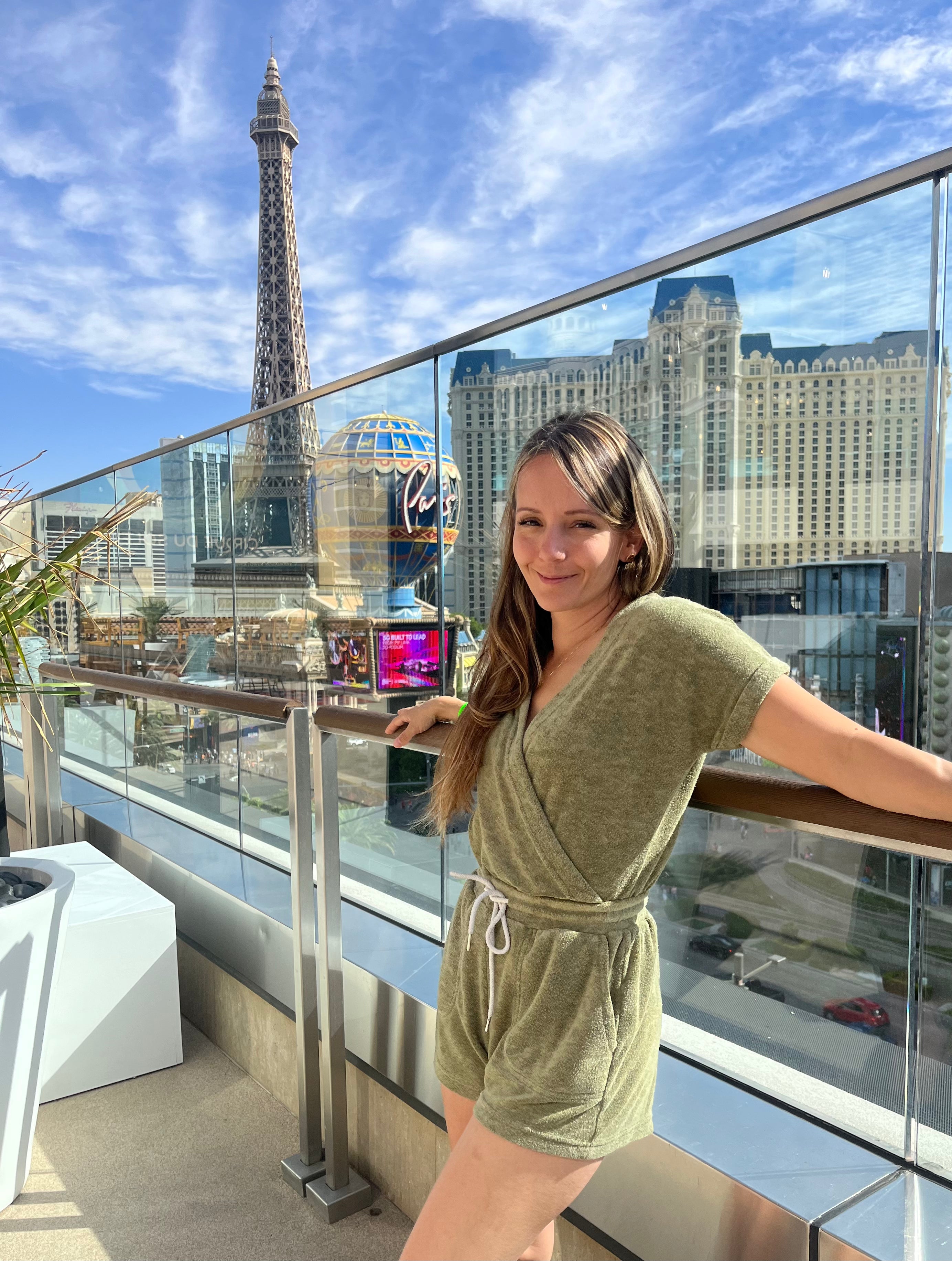 Nina Elastic Waist Knit Romper